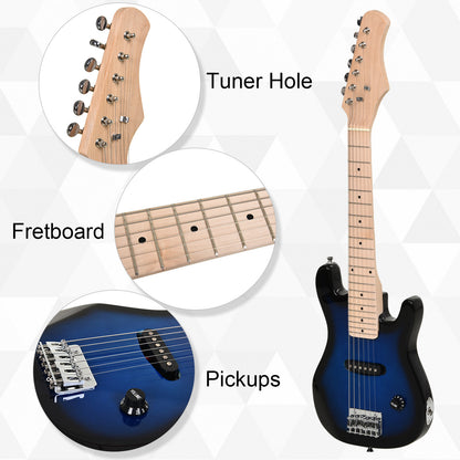 Guitare électrique 3/4 débutant avec ampli 5W