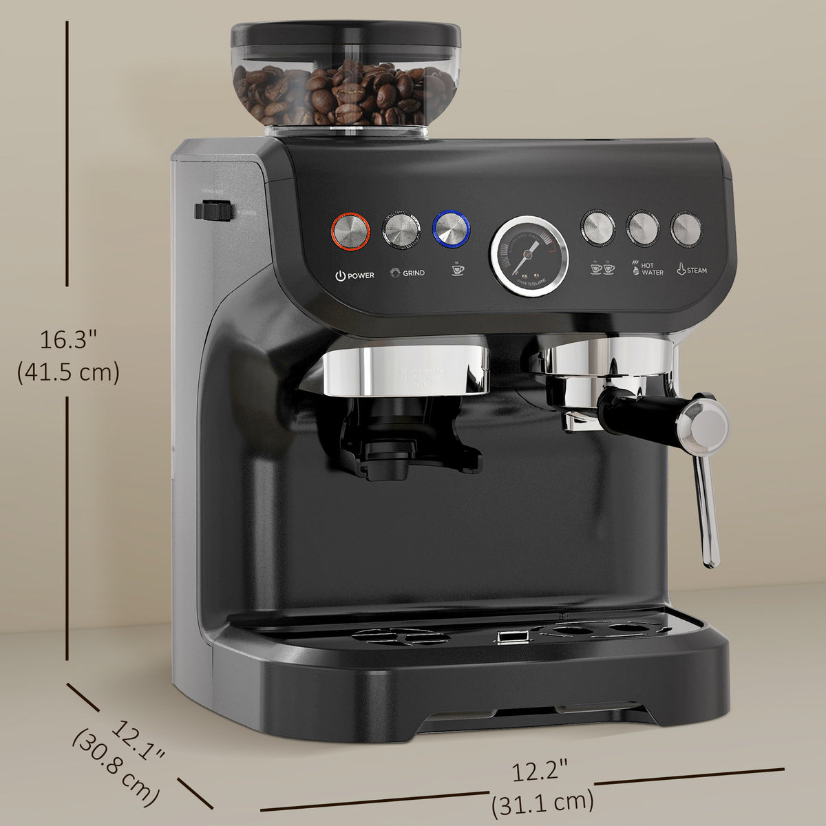 Machine à espresso 15 bars avec mousseur de lait