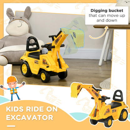 Excavatrice jouet 3 en 1 à enfourcher