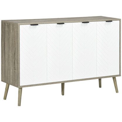 Bahut buffet moderne portes et tablettes ajustables