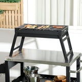 Barbecue au charbon portable avec bassin amovible pliant