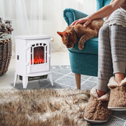 Foyer électrique sur pied avec effet flamme réaliste