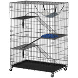 Grande cage pour chats à 4 niveaux
