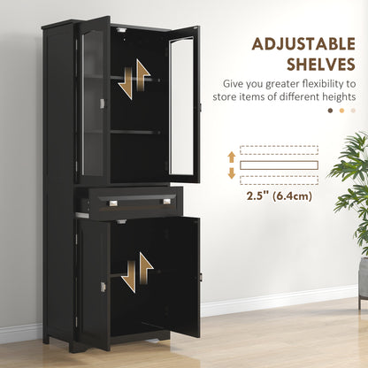 Armoire Pantry 4 portes 160 cm rangement cuisine