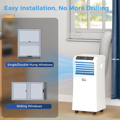 Climatiseur portatif 8 000 BTU 4 fonctions avec minuterie