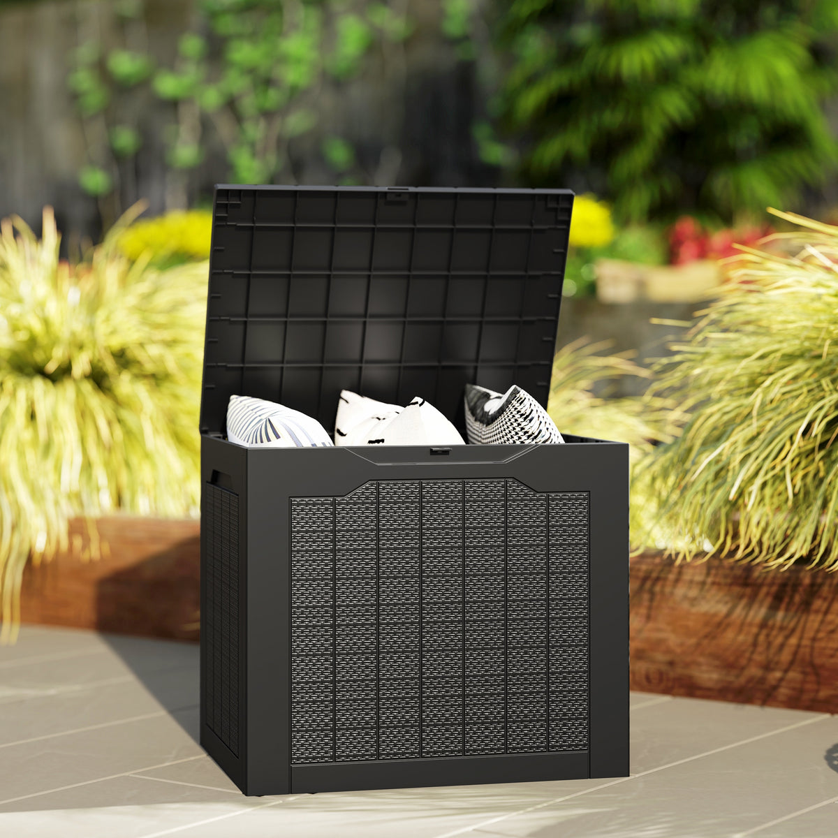 Coffre de rangement extérieur étanche 106 litres
