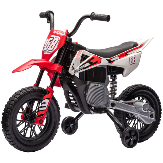 Moto électrique enfant 12V avec roues stabilisatrices