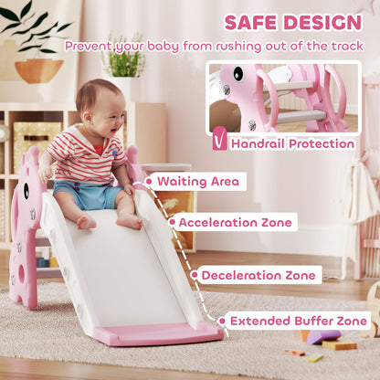 Toboggan 3 en 1 pour tout-petits design girafe