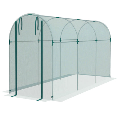 Cage de protection pour cultures avec porte zippée 122 x 244 cm