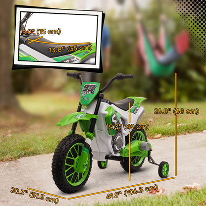 Moto électrique enfant 12V roues amovibles