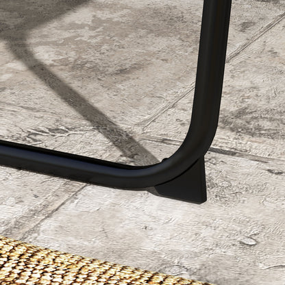 Chaise longue inclinable pliante avec repose-pieds rembourrée