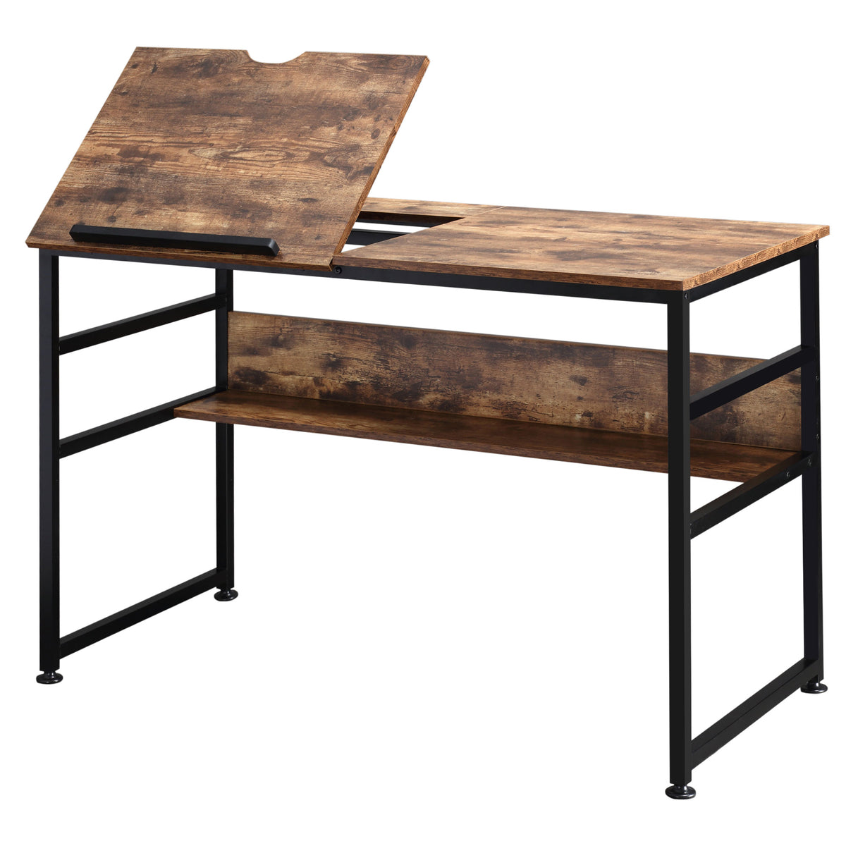 Bureau de dessin inclinable et multifonctionnel