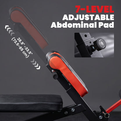 Banc de musculation multifonctionnel réglable