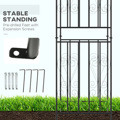 Arche de jardin treillis décorative 265 cm