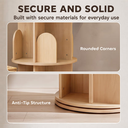 Bibliothèque pivotante à 3 niveaux