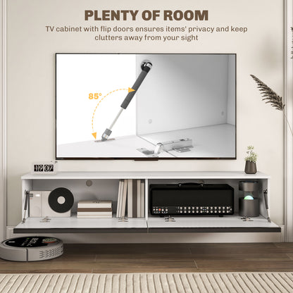 Meuble TV mural suspendu moderne