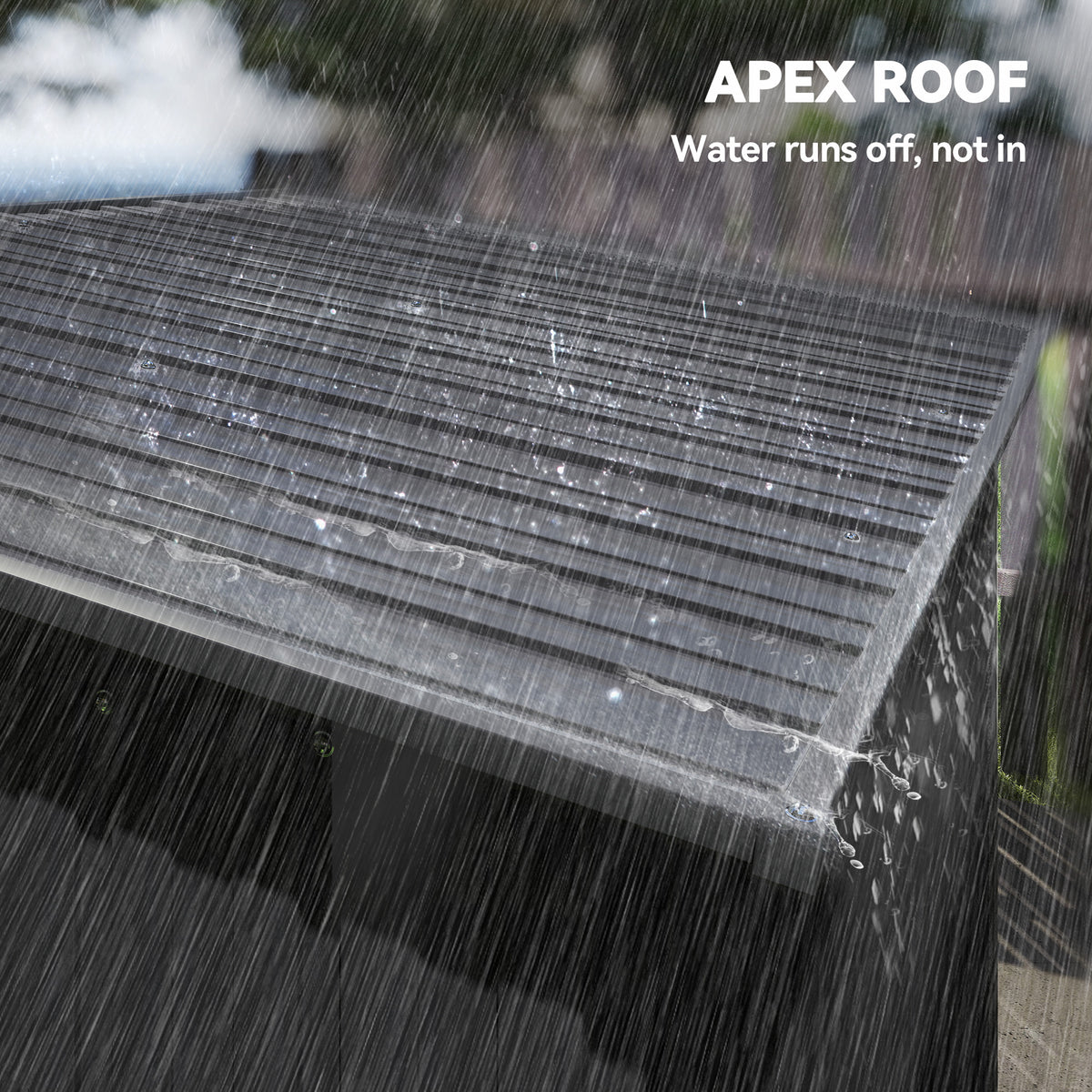 Remise de rangement extérieur 5,2 x 3,5 m — Gris foncé