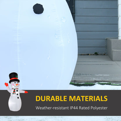 Bonhomme de neige gonflable lumineux 2,4 m