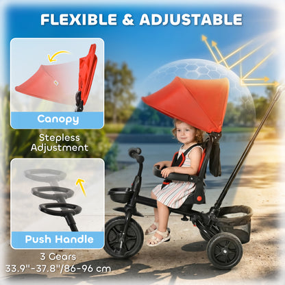 Tricycle évolutif 5-en-1 pour tout-petits