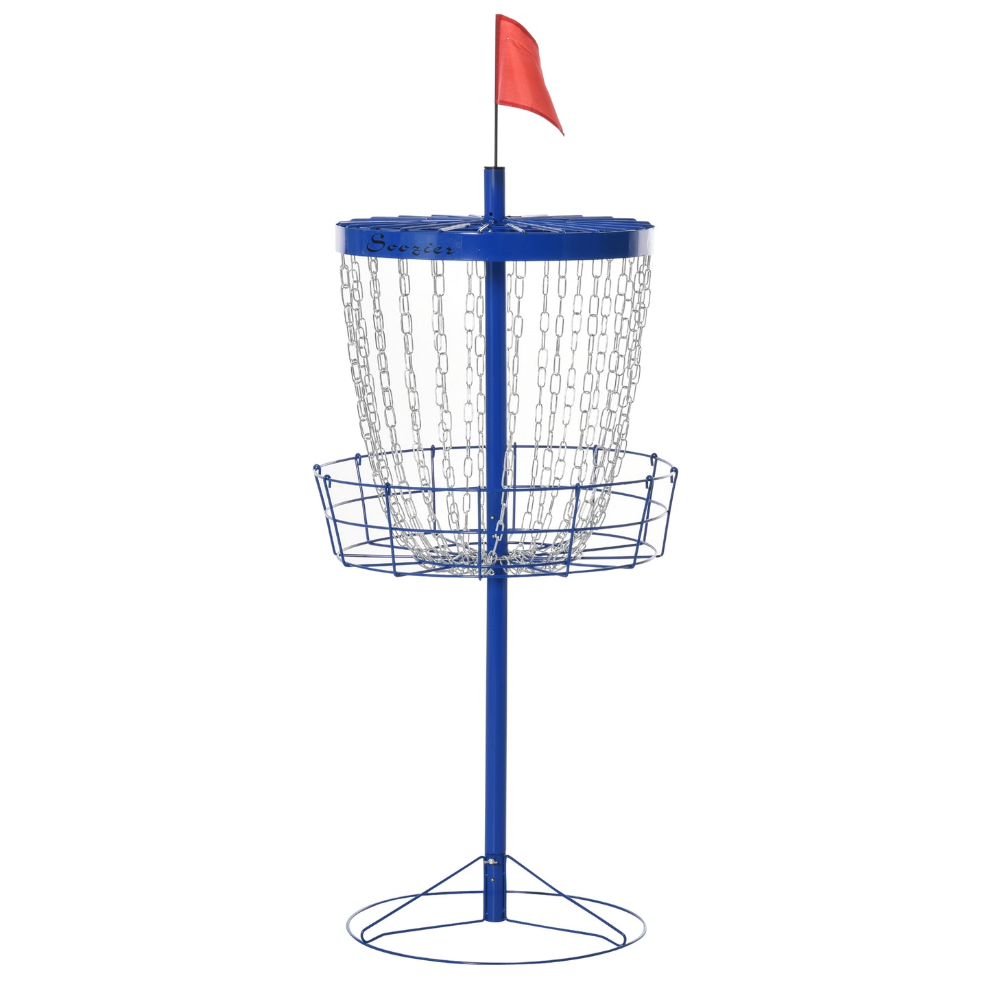 Panier de disc golf portable 24 chaînes avec sac