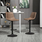 Tabourets de bar ajustables pivotants ensemble de 2