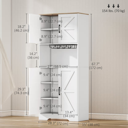 Armoire de cuisine style champêtre avec comptoir