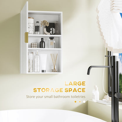 Armoire murale salle de bain avec étagères ajustables