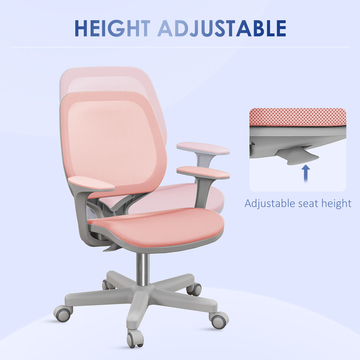Chaise de bureau ergonomique avec dossier en maille