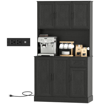 Armoire de cuisine avec station de recharge 180 cm