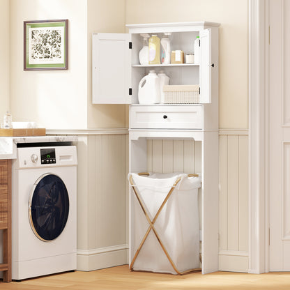 Meuble rangement au-dessus toilette tiroir et armoire