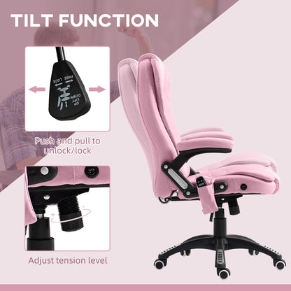 Fauteuil bureau massant inclinable dossier haut pivotant