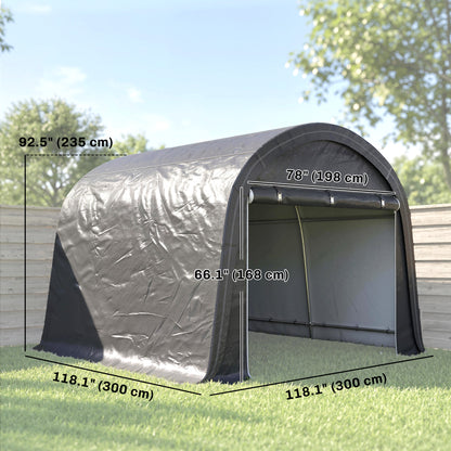 Abri de rangement portable extérieur 3 m x 3 m
