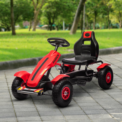 Kart à pédales pour enfants avec freins