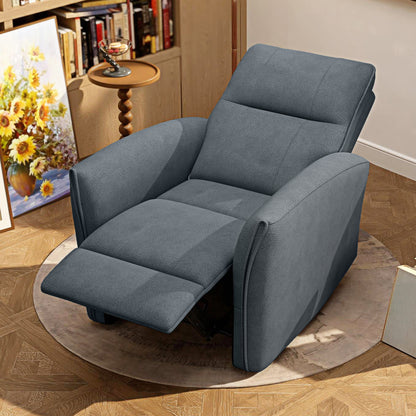 Fauteuil inclinable électrique en tissu simili-cuir