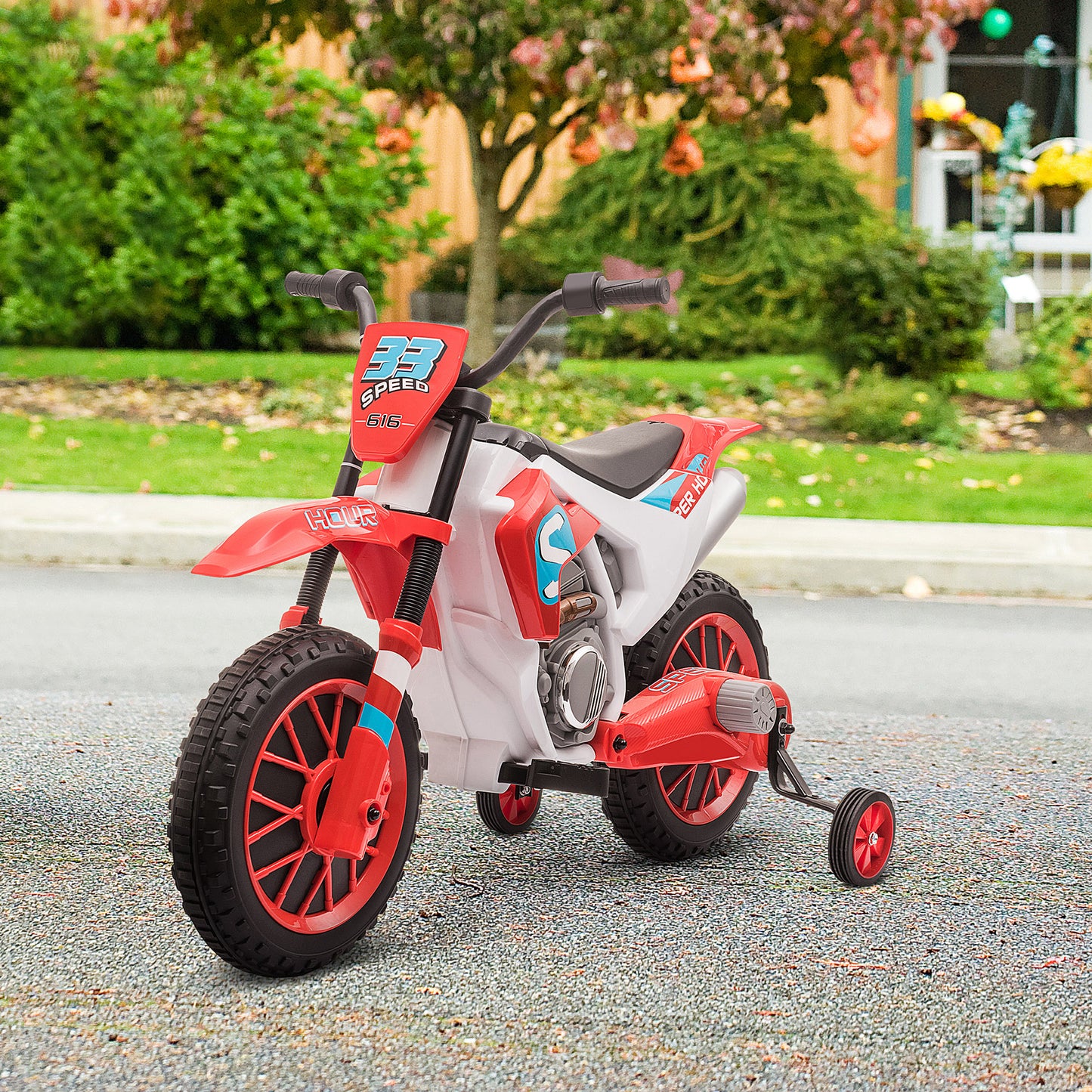 Moto électrique enfant 12V roues amovibles