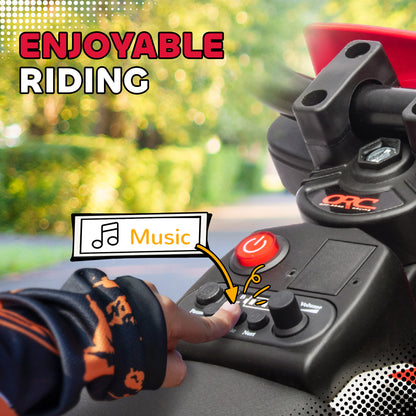 Moto électrique enfant 12V avec roues stabilisatrices