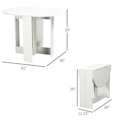 Table à manger pliante rabattable pour petits espaces