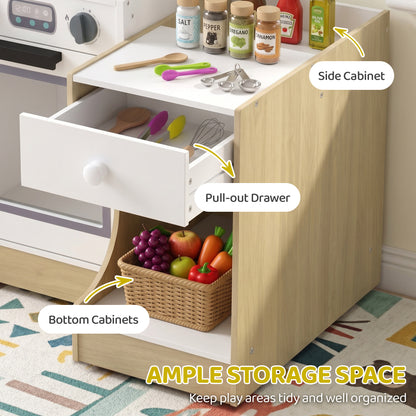 Cuisine jouet 2-en-1 convertible table et chaises
