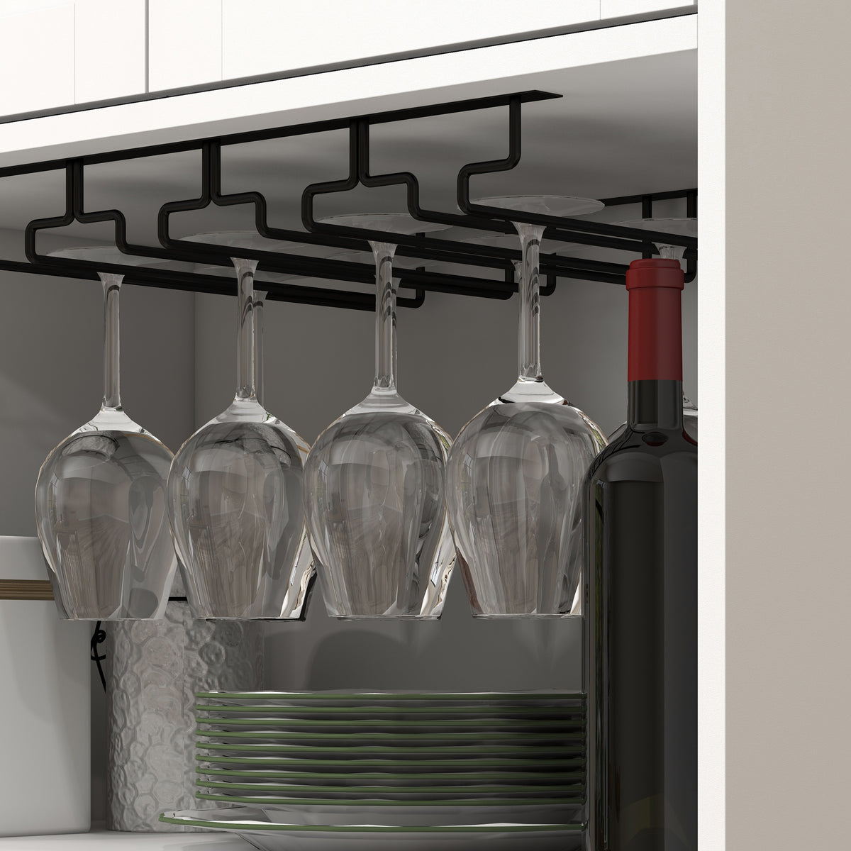 Armoire de cuisine style champêtre avec comptoir