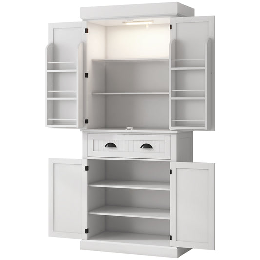 Armoire de cuisine garde-manger éclairage LED