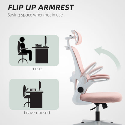 Chaise de bureau ergonomique en maille avec support lombaire