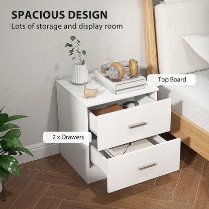Table de chevet moderne 2 tiroirs