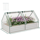 Jardinière surélevée 2-en-1 avec mini-serre