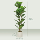 Faux figuier lyre artificiel branches ajustables
