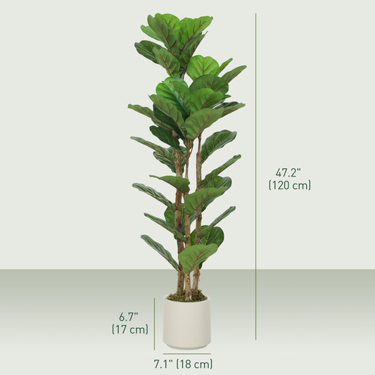 Faux figuier lyre artificiel branches ajustables
