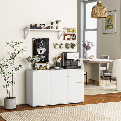 Buffet de cuisine moderne avec rangement