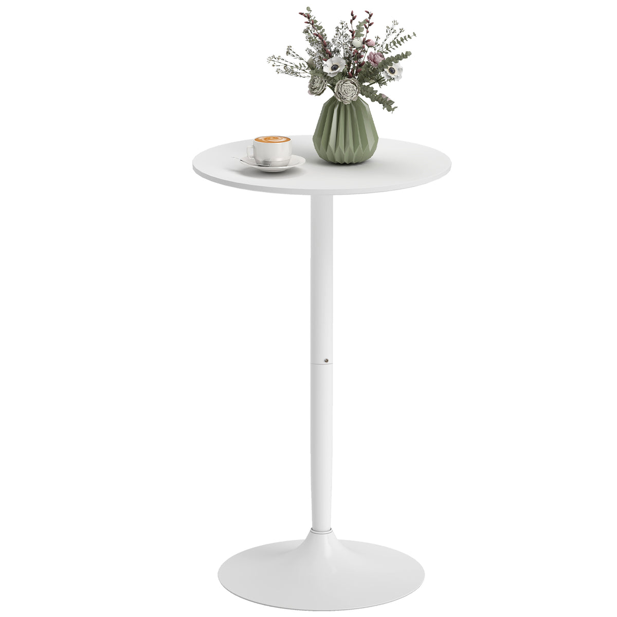 Table haute de bar ronde moderne — bistro 2 personnes