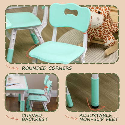 Ensemble table et chaises pour enfants ajustable — Lot de 5
