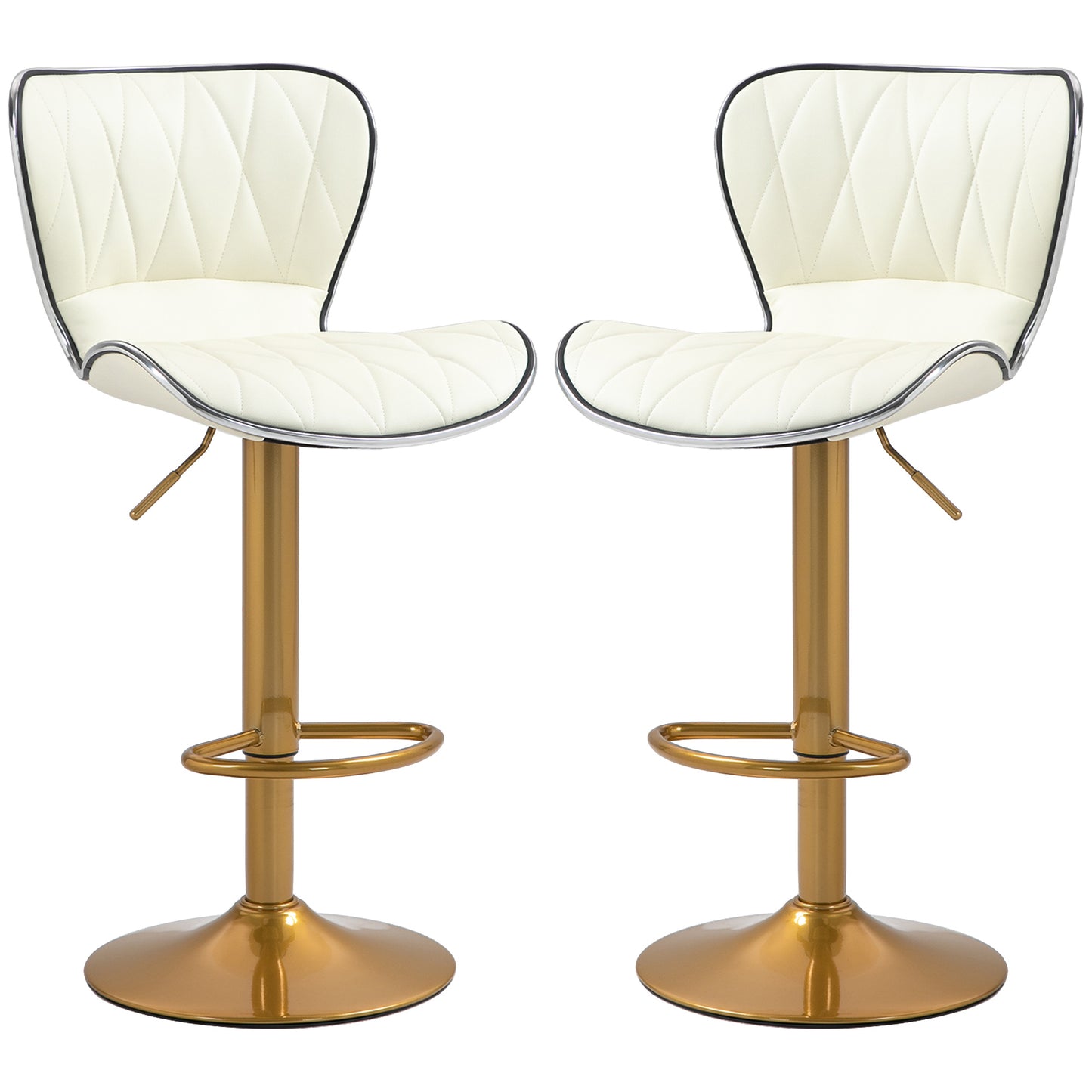 Tabourets de bar hauteur comptoir ajustables ensemble de 2