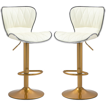 Tabourets de bar hauteur comptoir ajustables ensemble de 2